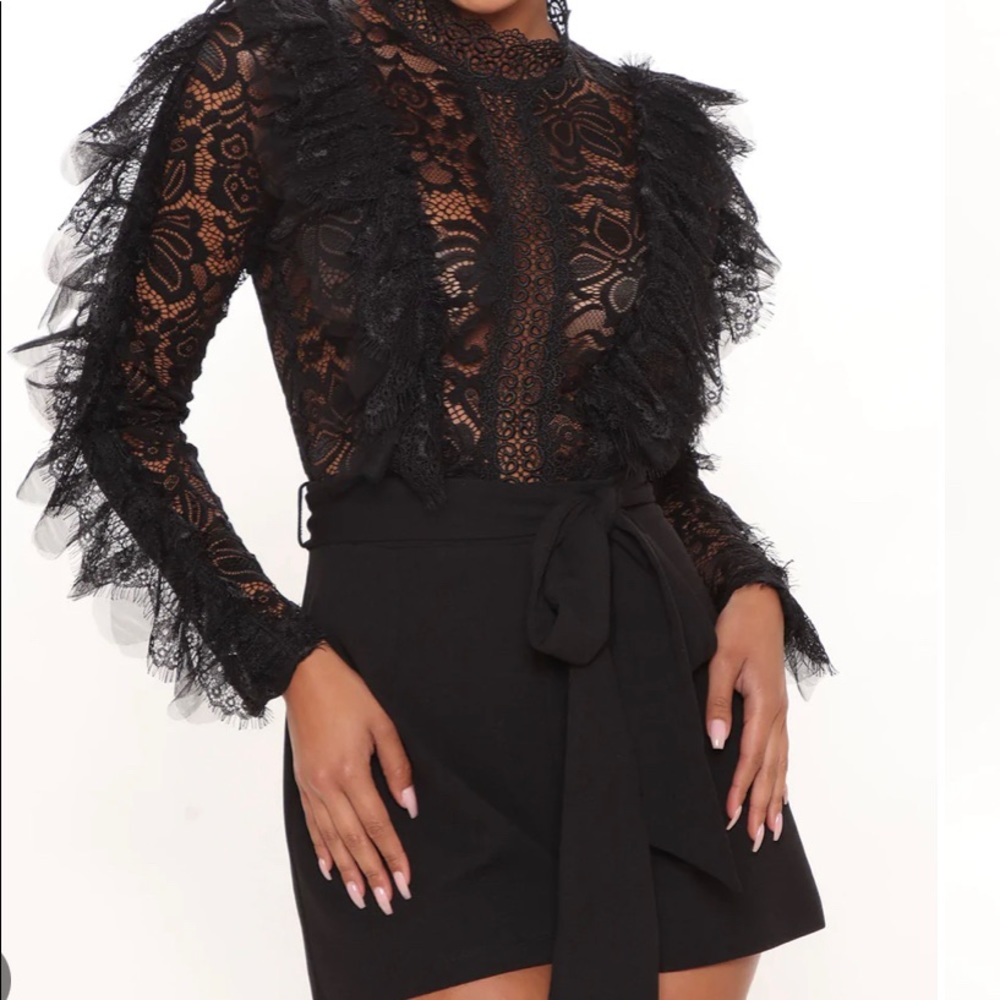 Fashion Nova Black Romper